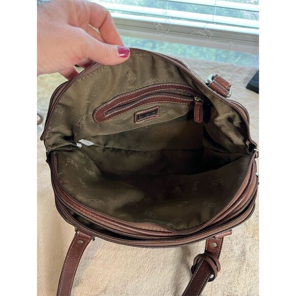 b.o.c. Marsdon Women's Green & Brown Shoulder Bag with Tassel Detail - Picture 11 of 16